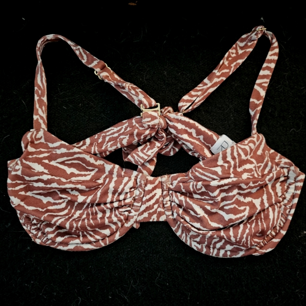 Zebra Print Bra Top